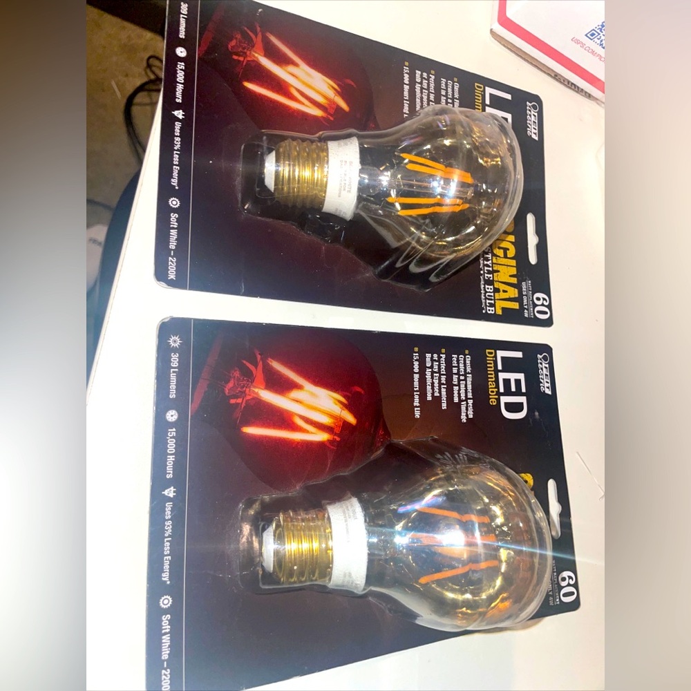 Feit Electric LED Dimmable Original Vintage Style Light Bulb